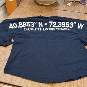 Navy Blue Southampton Graphic Long Sleeve Shirt Women’s XS
